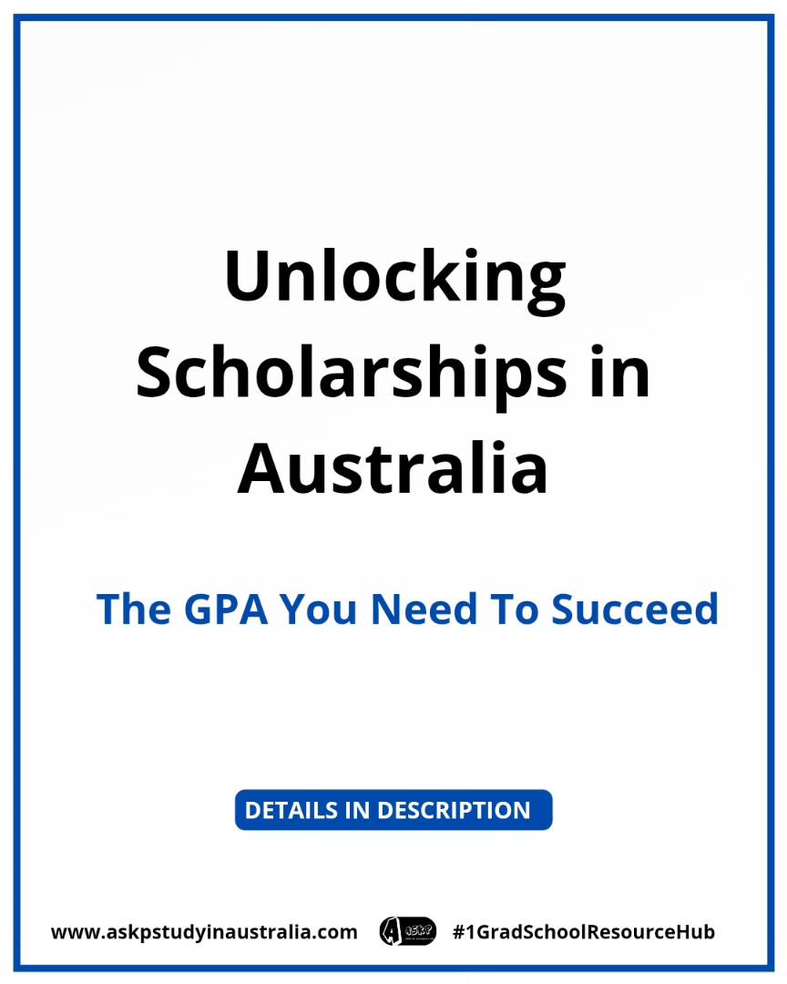 Study - What GPA Do You Need for Scholarships in Australia? Planning to ...