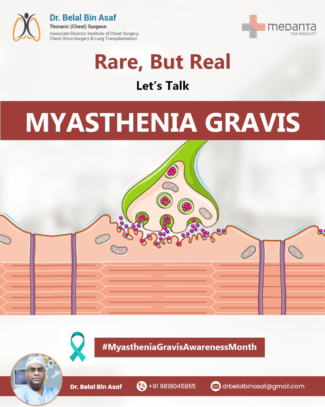 Dr.Belal - Rare, But Real – Let's Talk About Myasthenia Gravis 🧠💪 ...
