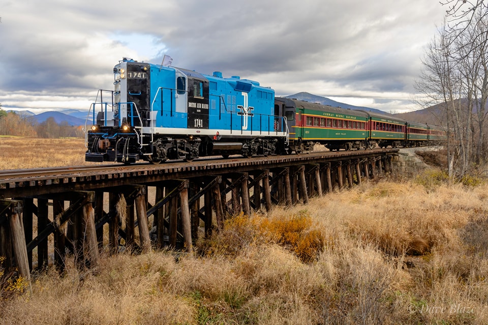 Conway Scenic Railroad's 0-6-0 No. 47 is on the turntable at North