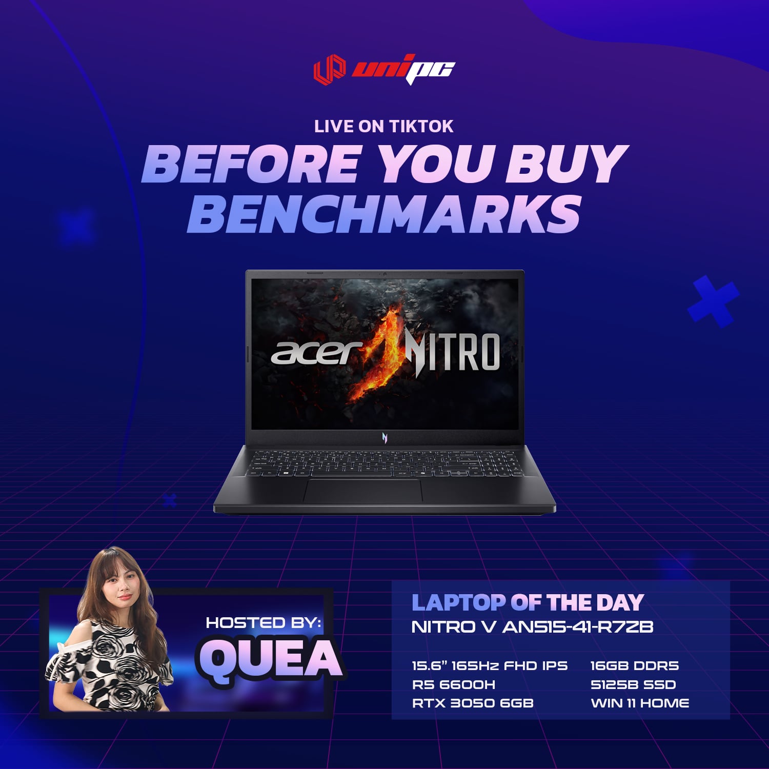 UniPC - Unleash the beast, the Acer Nitro V AN515-41-R7ZB is our Laptop ...