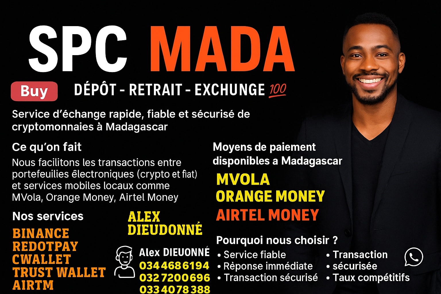 SPC All service d'exchange MADA | Port-Bergé
