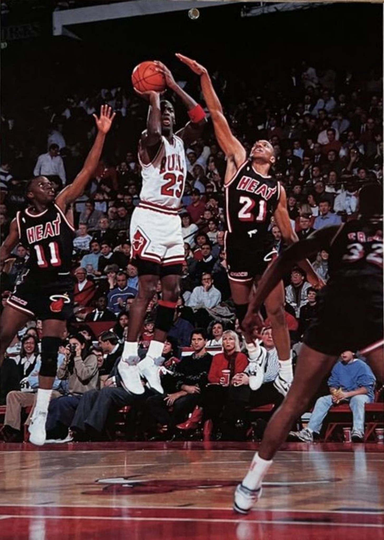 1990: NBA's greatest player Michael Jordan of the Chicago Bulls