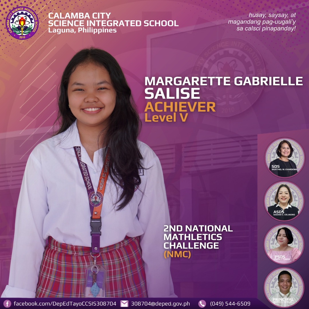 DepEd Tayo Calamba City Science Integrated School - Calabarzon added a ...