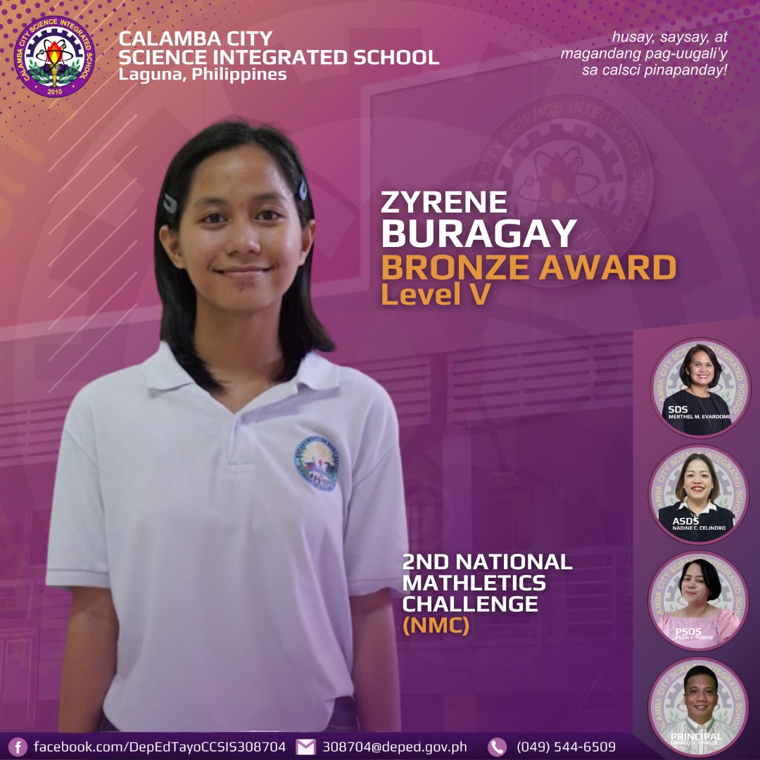 DepEd Tayo Calamba City Science Integrated School - Calabarzon added a ...