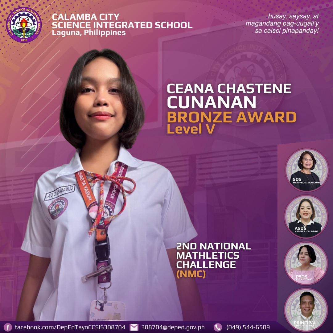 DepEd Tayo Calamba City Science Integrated School - Calabarzon added a ...