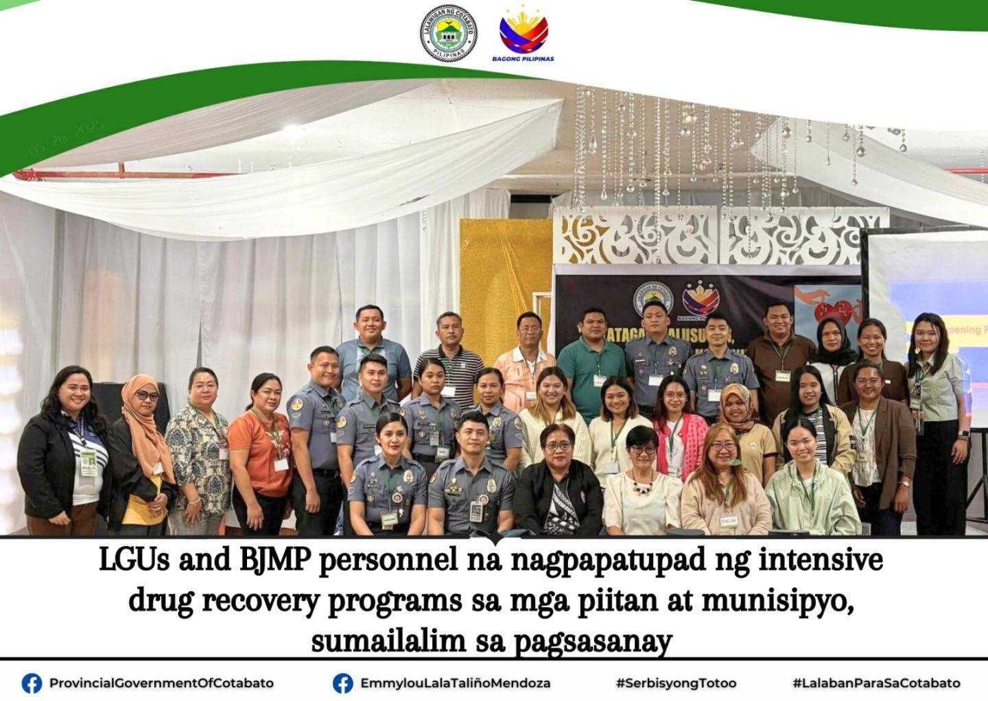 Provincial - Sumailalim sa apat na araw na Katatagan, Kalusugan, at ...