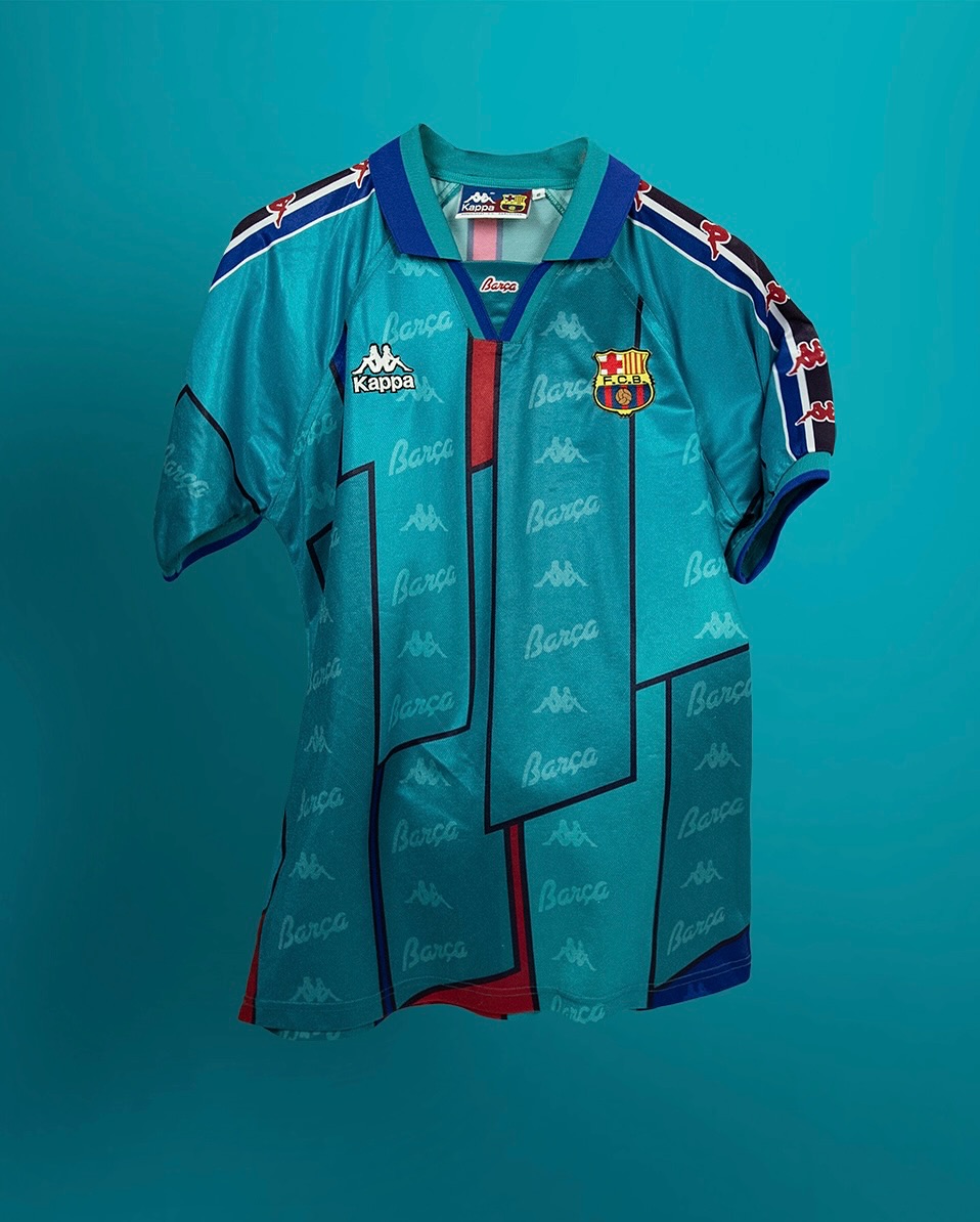 バルセロナ 97/98 ヨーロッパ アウェイ ユニフォーム 1997-98 Barcelona European Away Shirt made by Kappa Shop Barcelona
