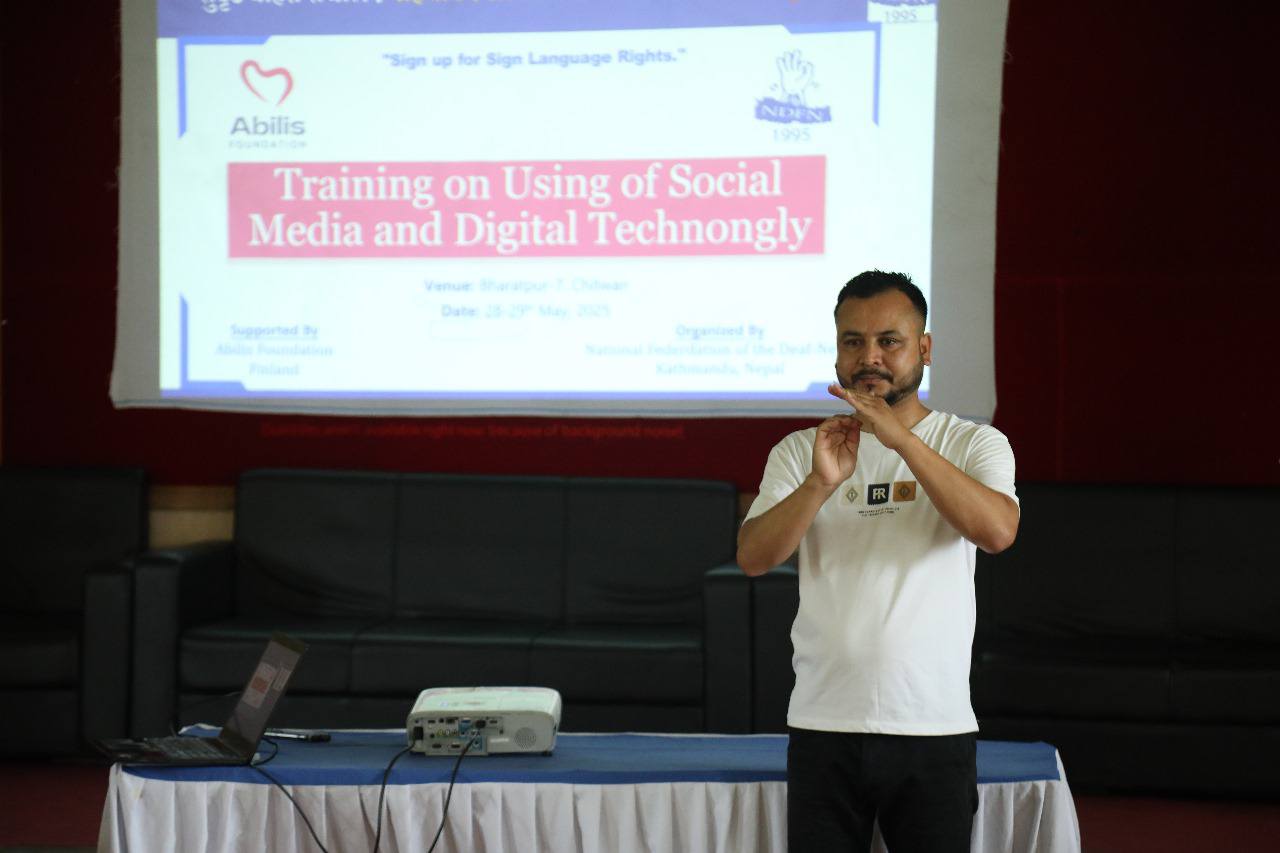 National... - National Federation of the Deaf Nepal - NDFN