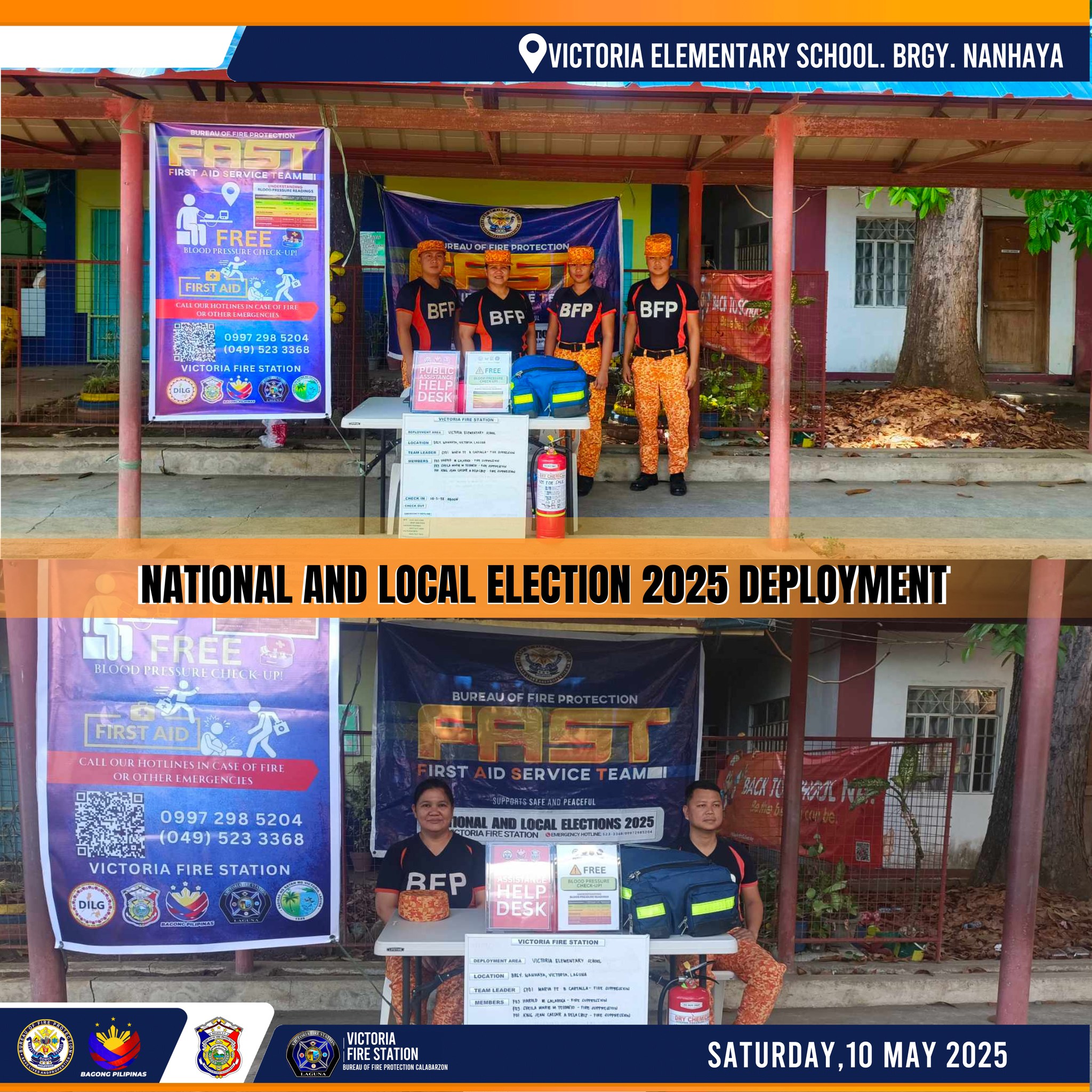 BFP - LOOK! 10 May 2025, In connection to National and Local Election ...