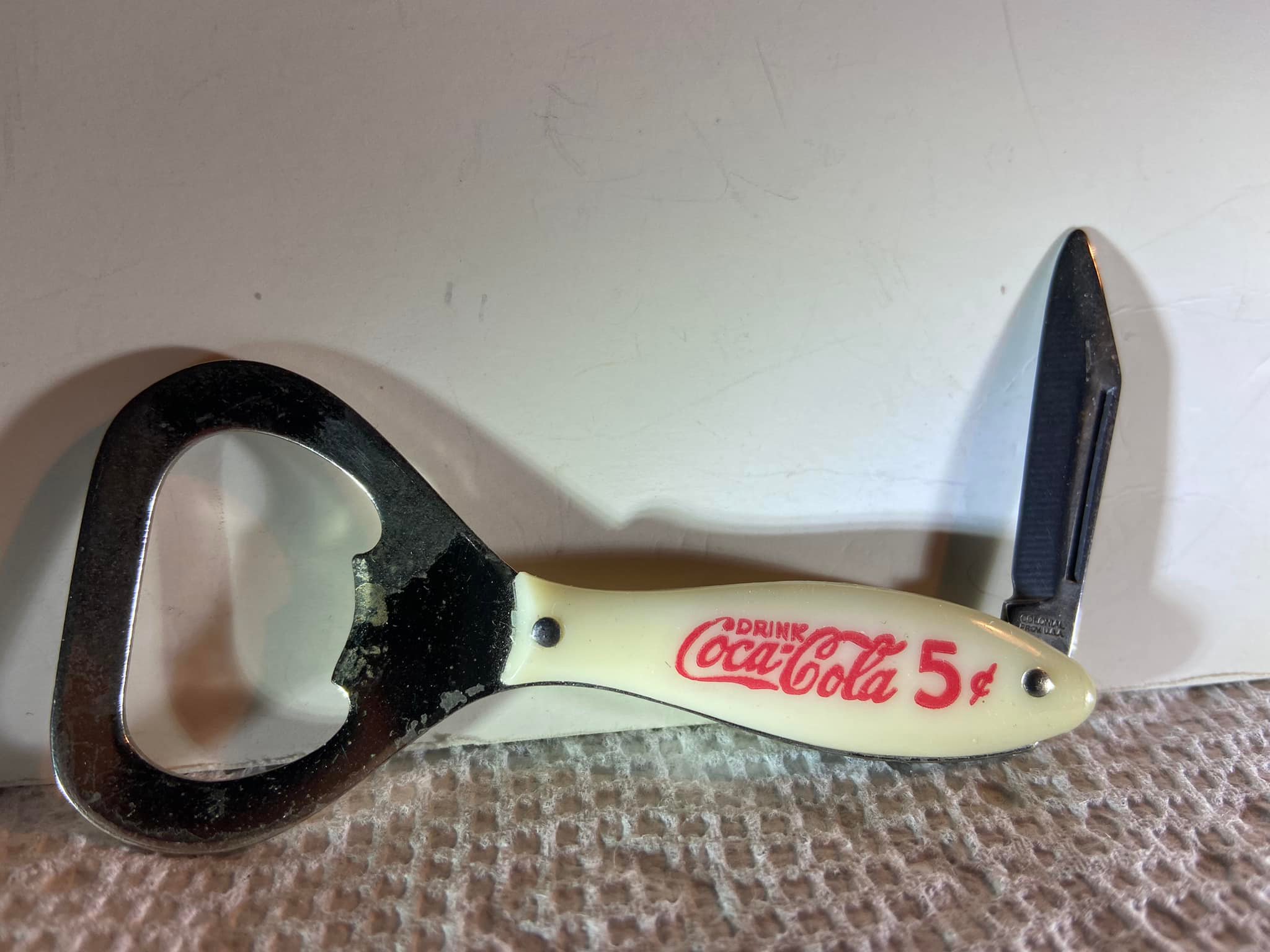50s Key Work Clothes Advertising Pocket Knife KEY WORK CLOTHES ASK 