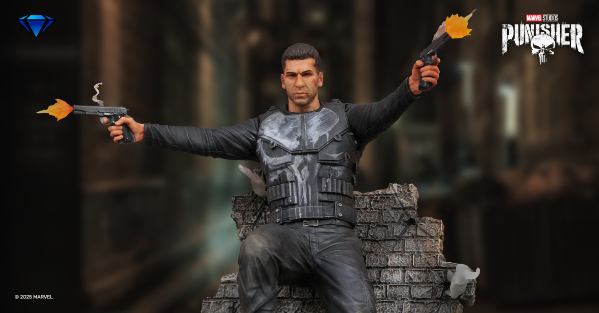 Frank Castle returns to the Gallery Diorama line, based on his 