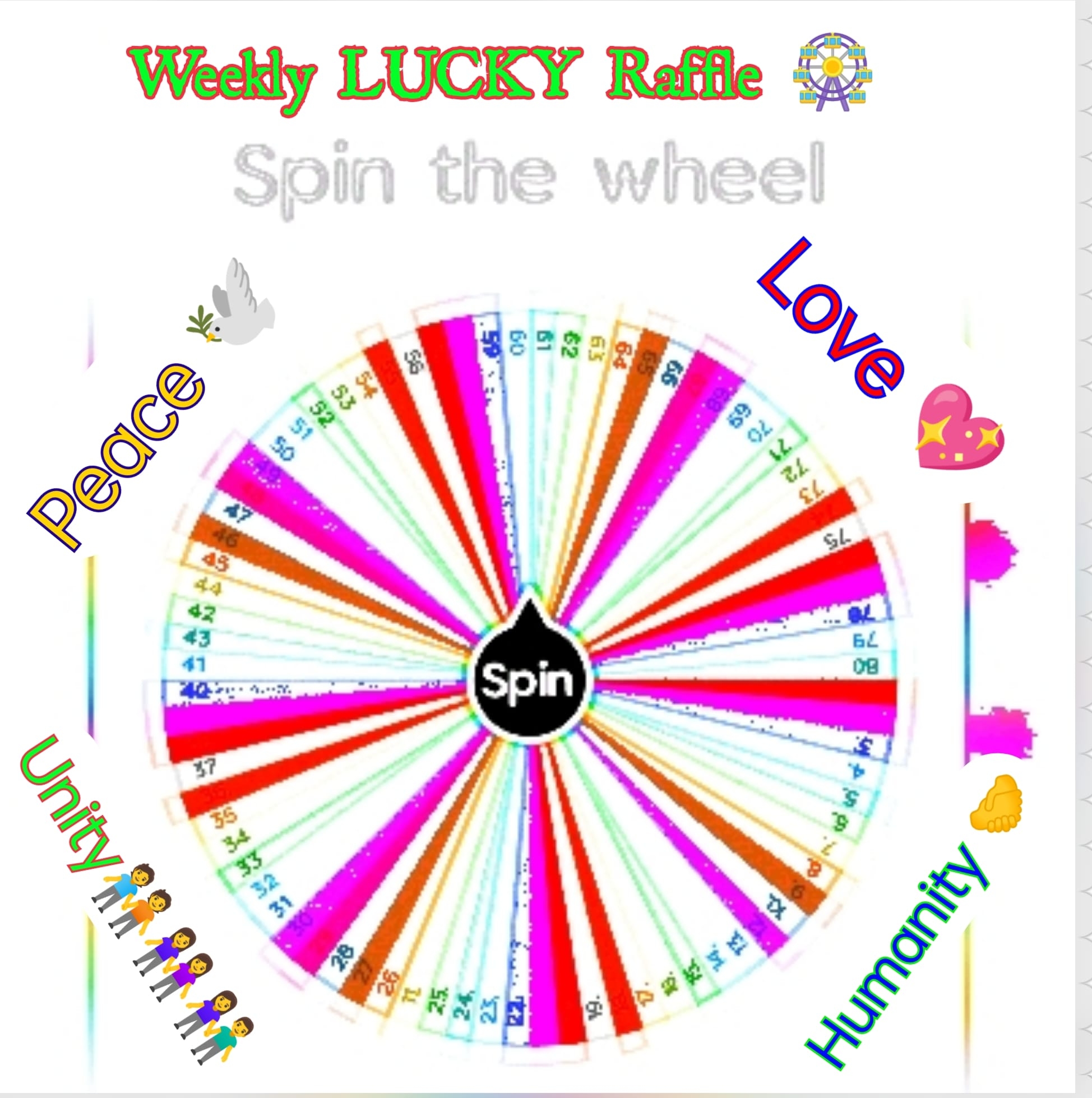 Weekly LUCKY Raffle