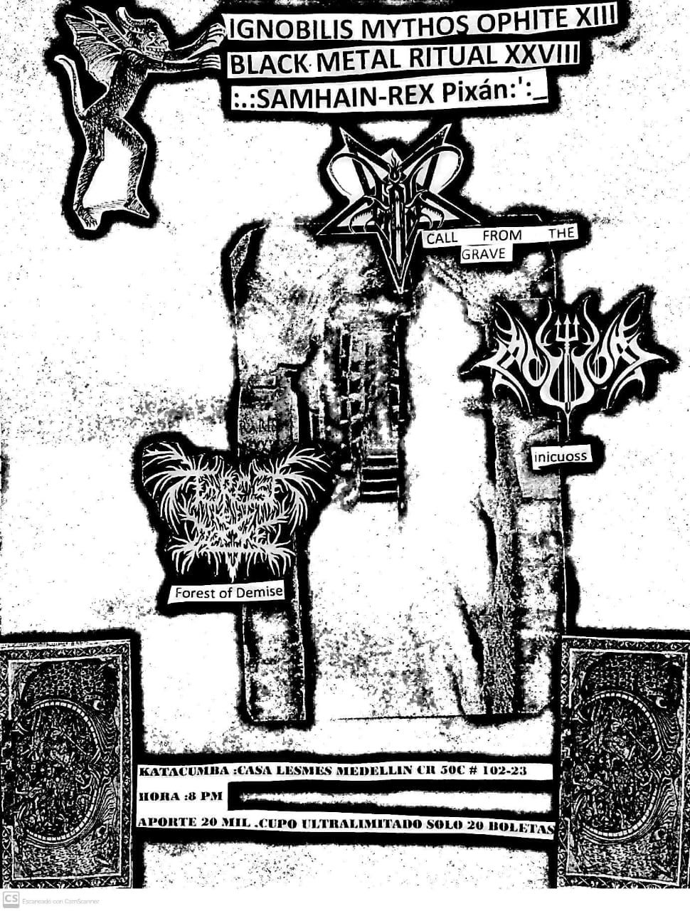 Black - IGNOBILIS MYTHOS OPHITE XIII BLACK METAL RITUAL XXVIII ...