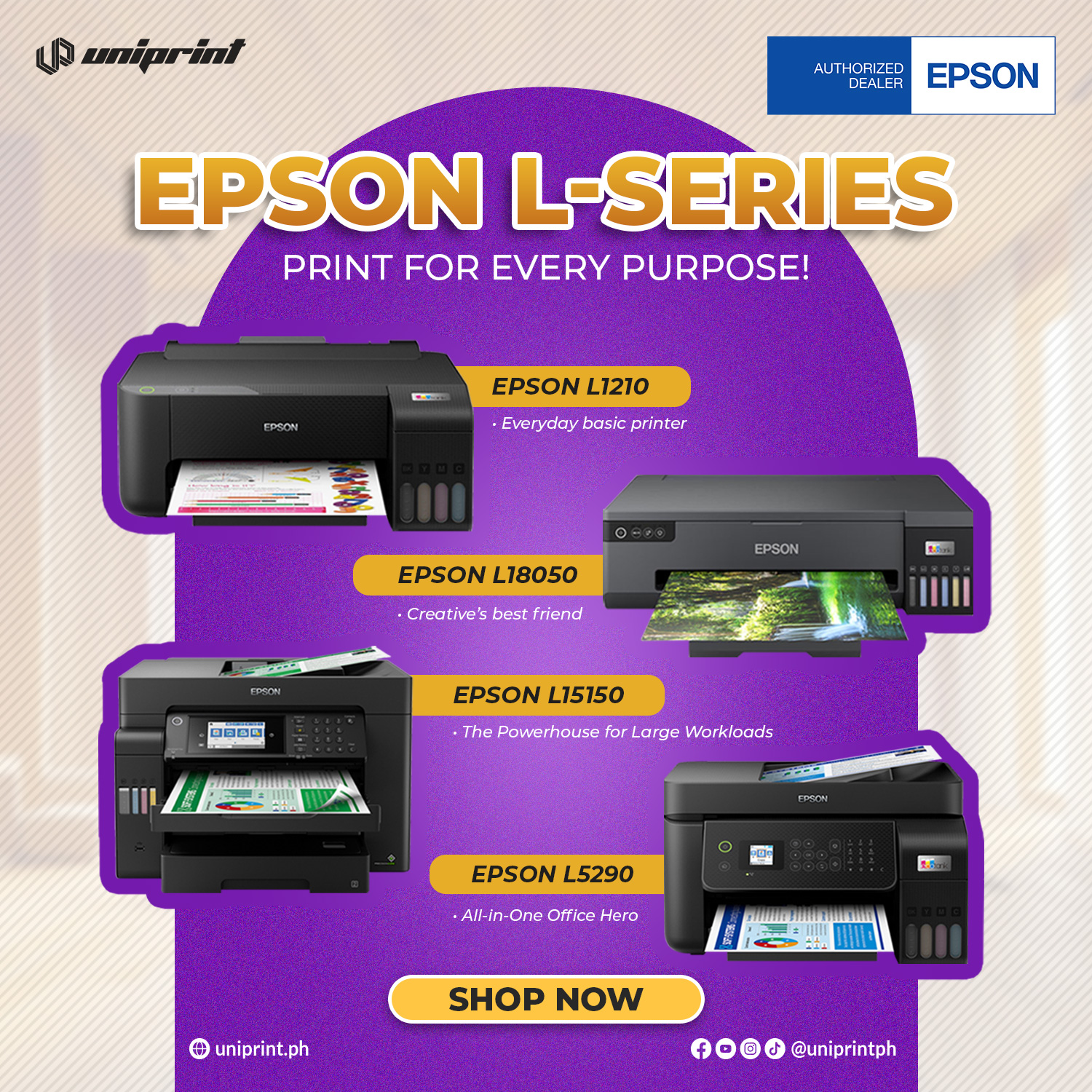 EPSON L-SERIES: Print for Every... - Uniprint Nueva Ecija | Facebook