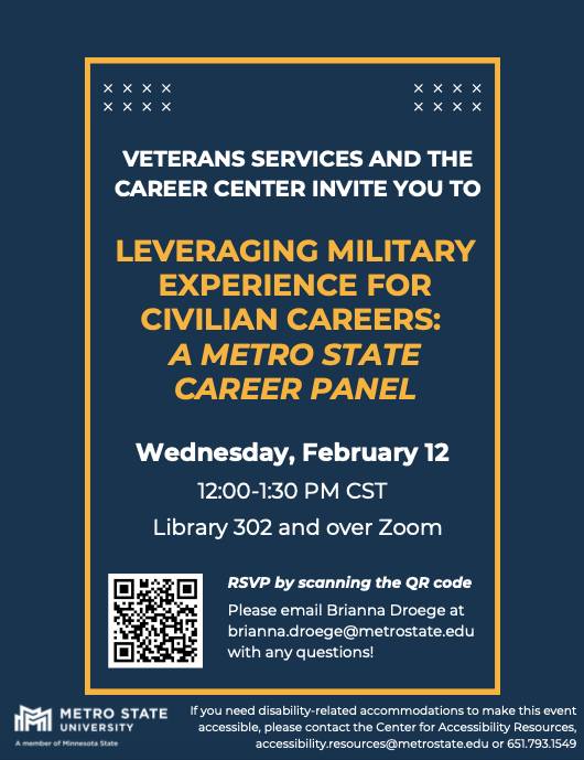 Picture of Metro - Are you interested in leveraging your military experience for ...