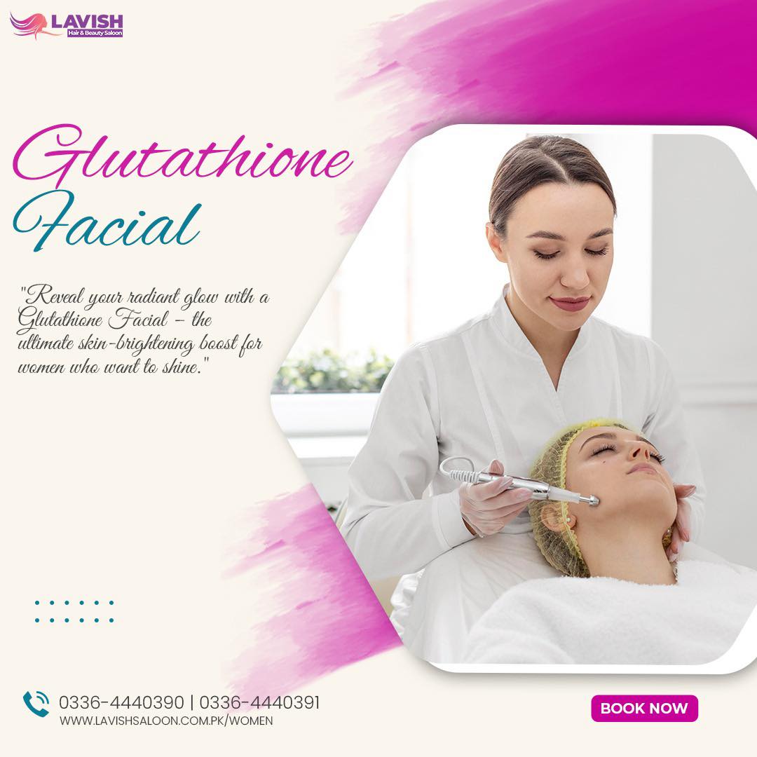 ✨ Unveil your glow with the power of Glutathione! ✨ Experience the ultimate skin-brightening facial designed for women who want to shine from within. Book your radiance today 💆‍♀️💫 #GlowUp #Glutathion
