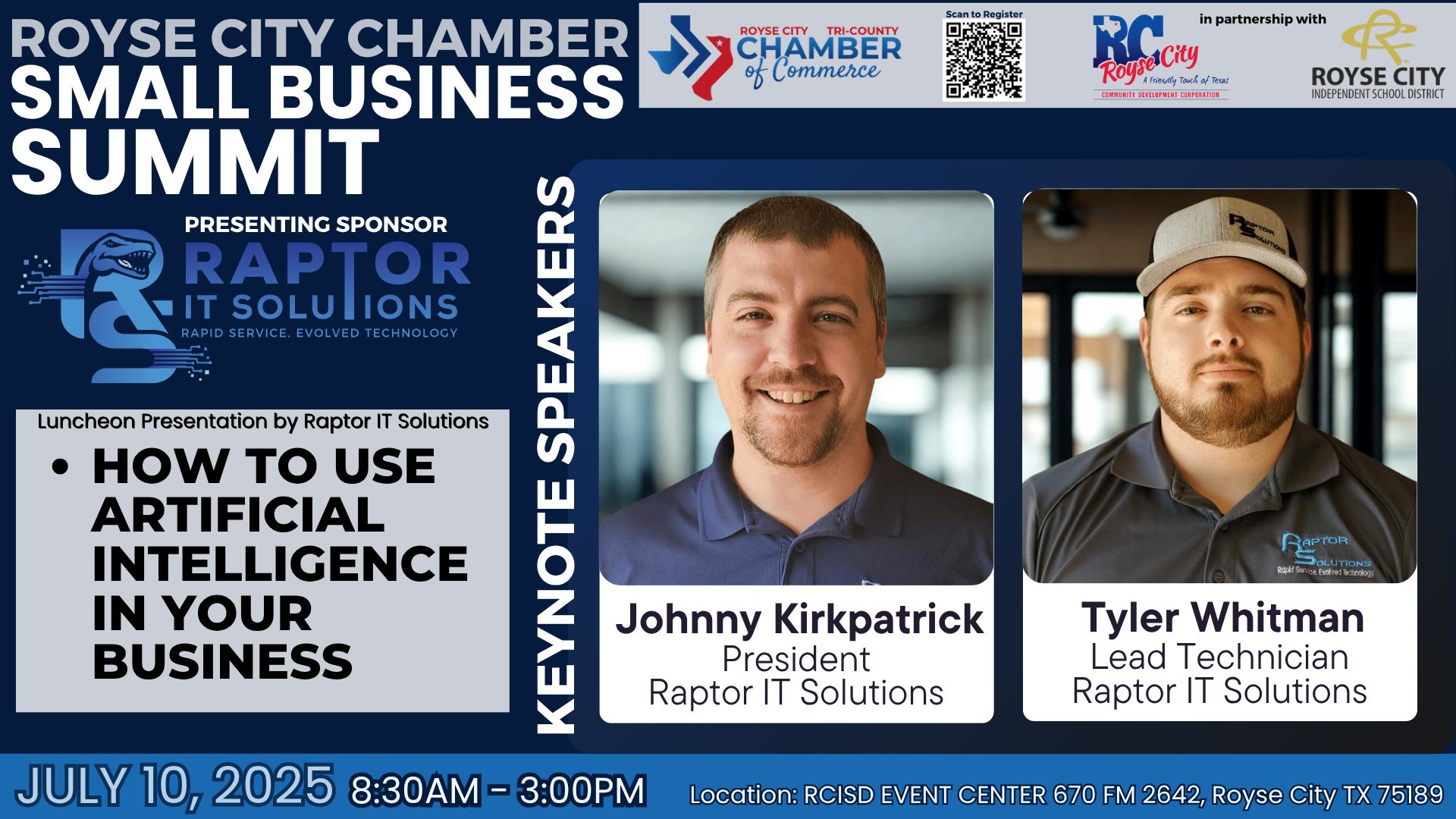 Royse - 🤖 KEYNOTE SPOTLIGHT 🤖 We’re thrilled to welcome Johnny ...