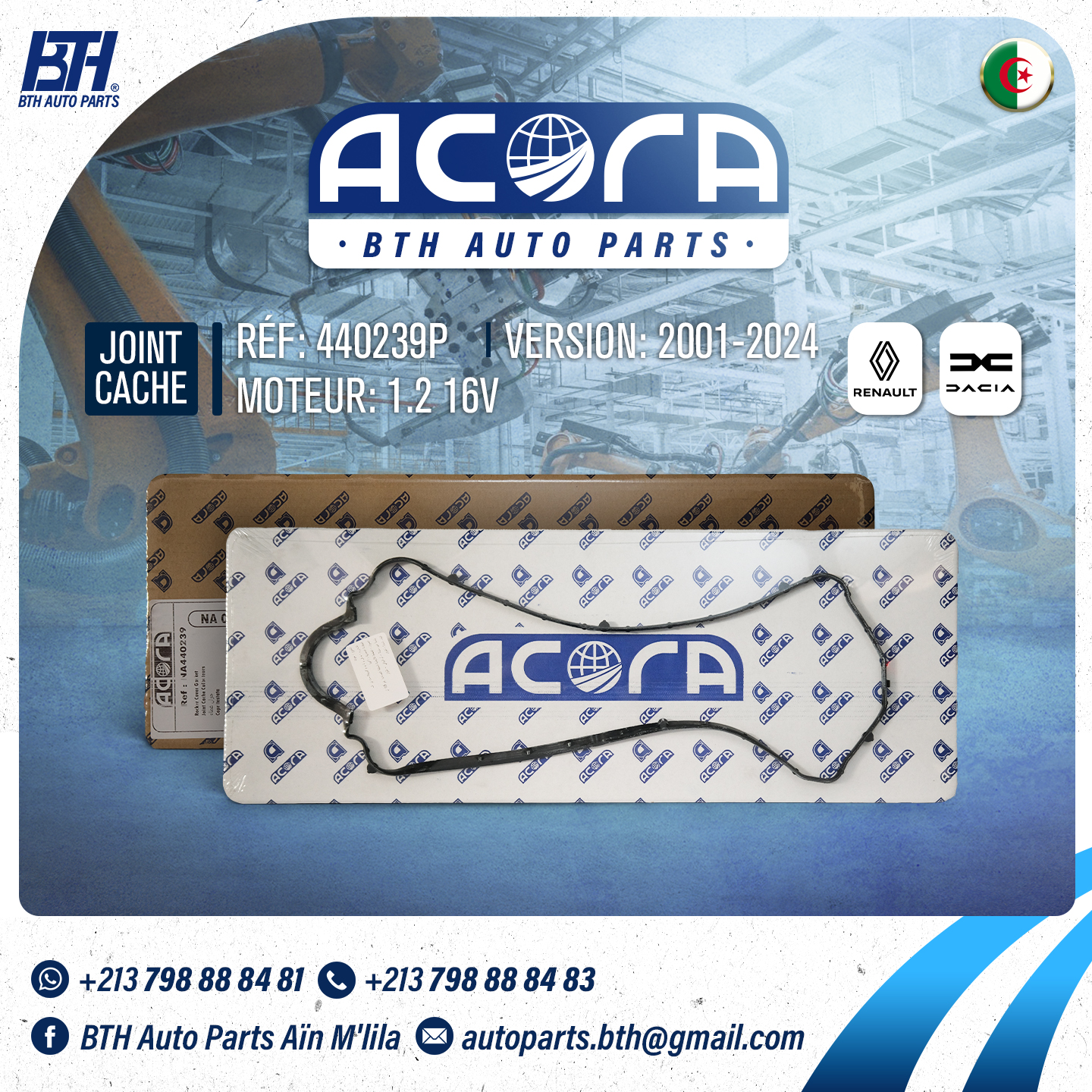 ACORA groupe Benbott industrie