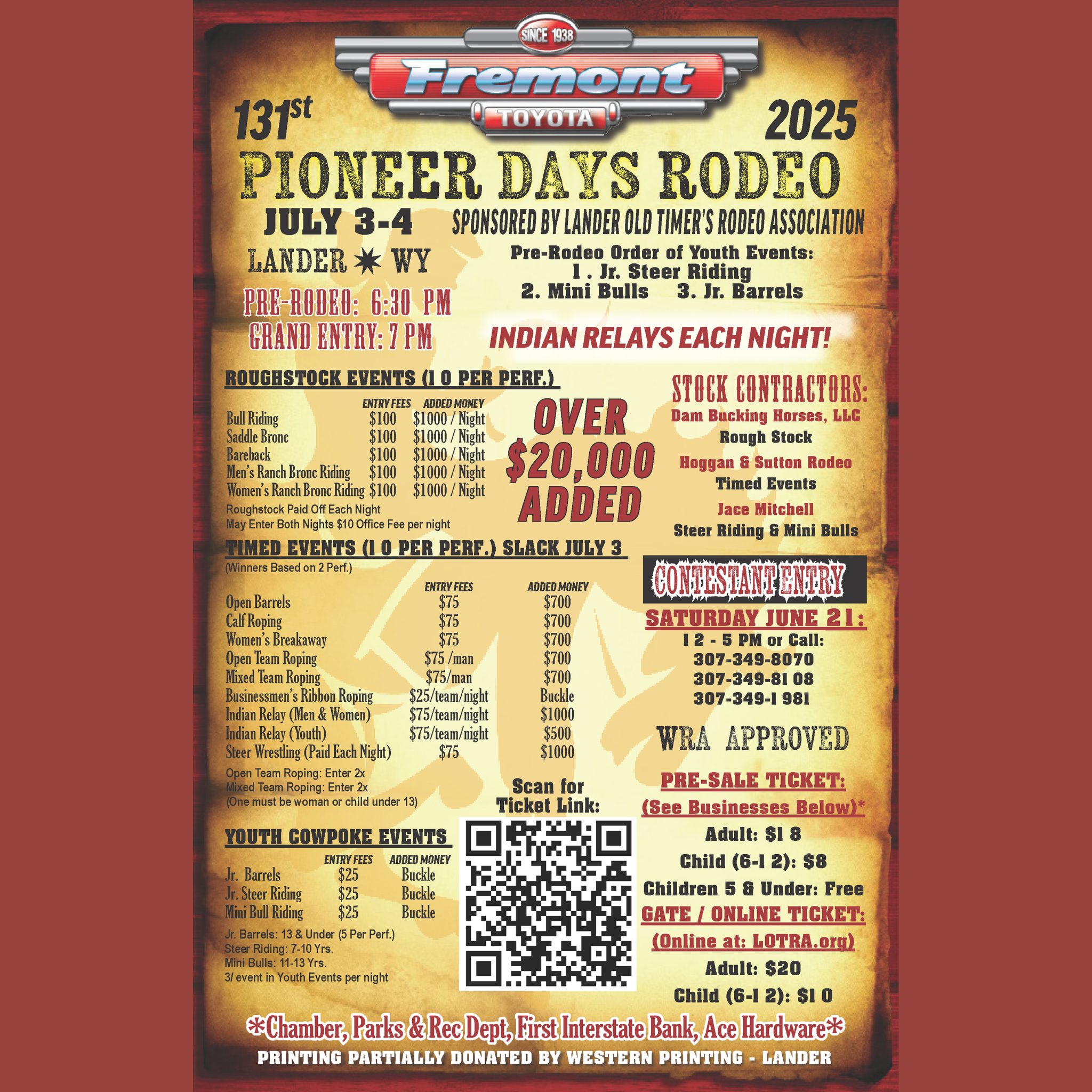 🎟️🤠 Saddle Up, Lander! Pioneer Days... - Lander Senior Center | Facebook