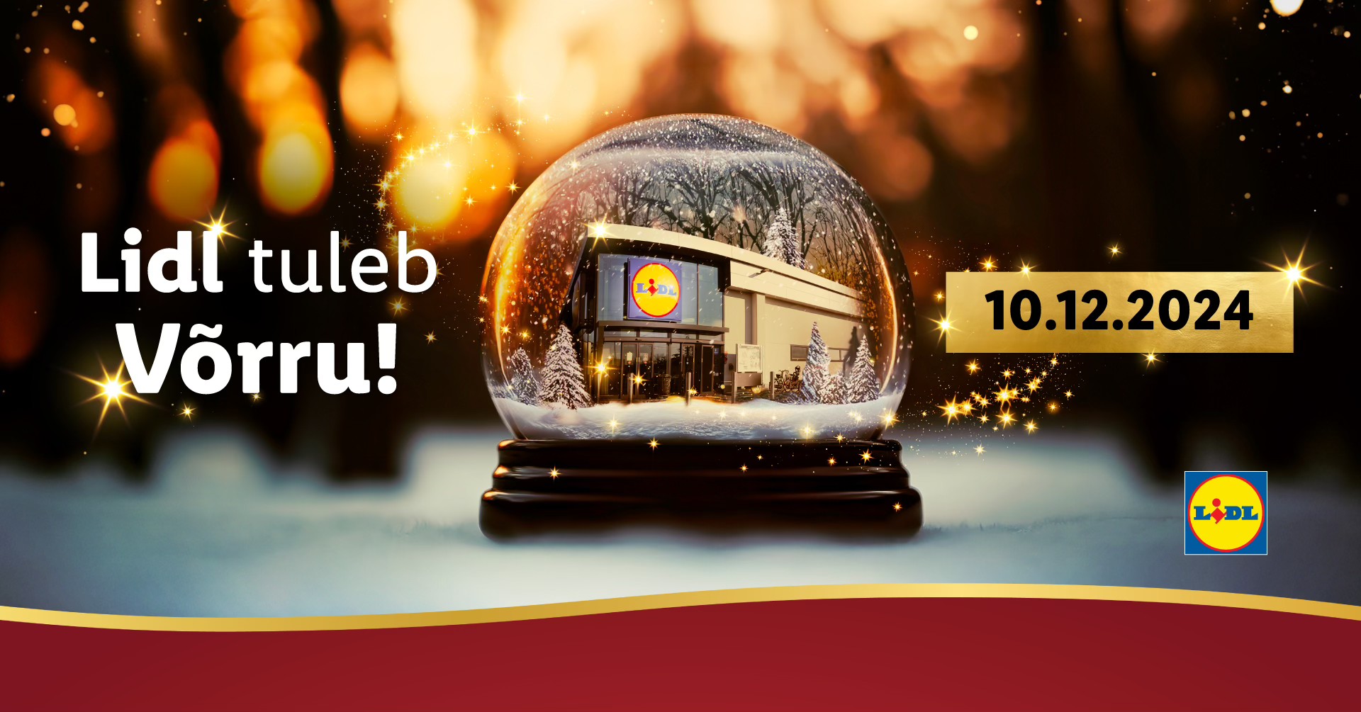 Lidl tuleb Võrru! 🎅