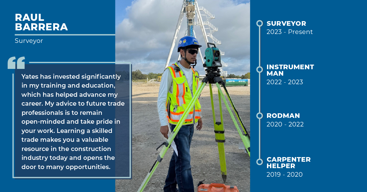 Yates - Meet Raul Bareera, a Surveyor who started his career as a ...