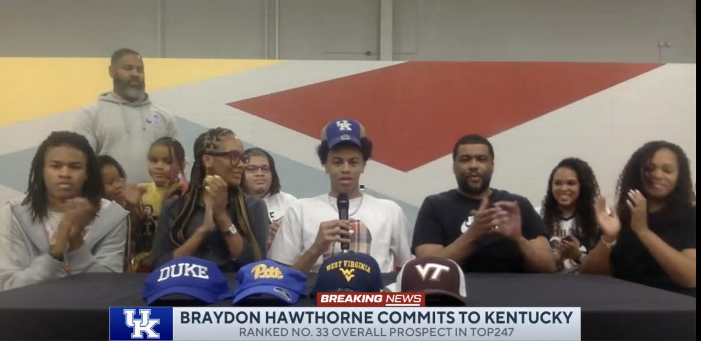 Wildcat - Braydon Hawthorne commits to Kentucky! 🏀 Welcome to the BBN ...