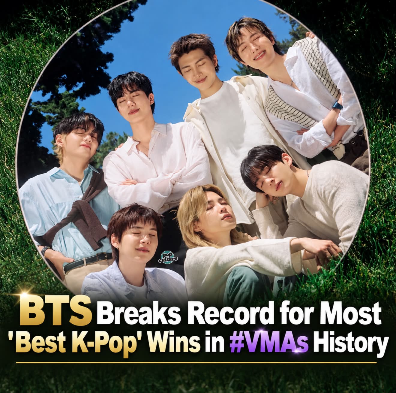BTS now holds the record for the most 'Best K-Pop' wins in #VMAs