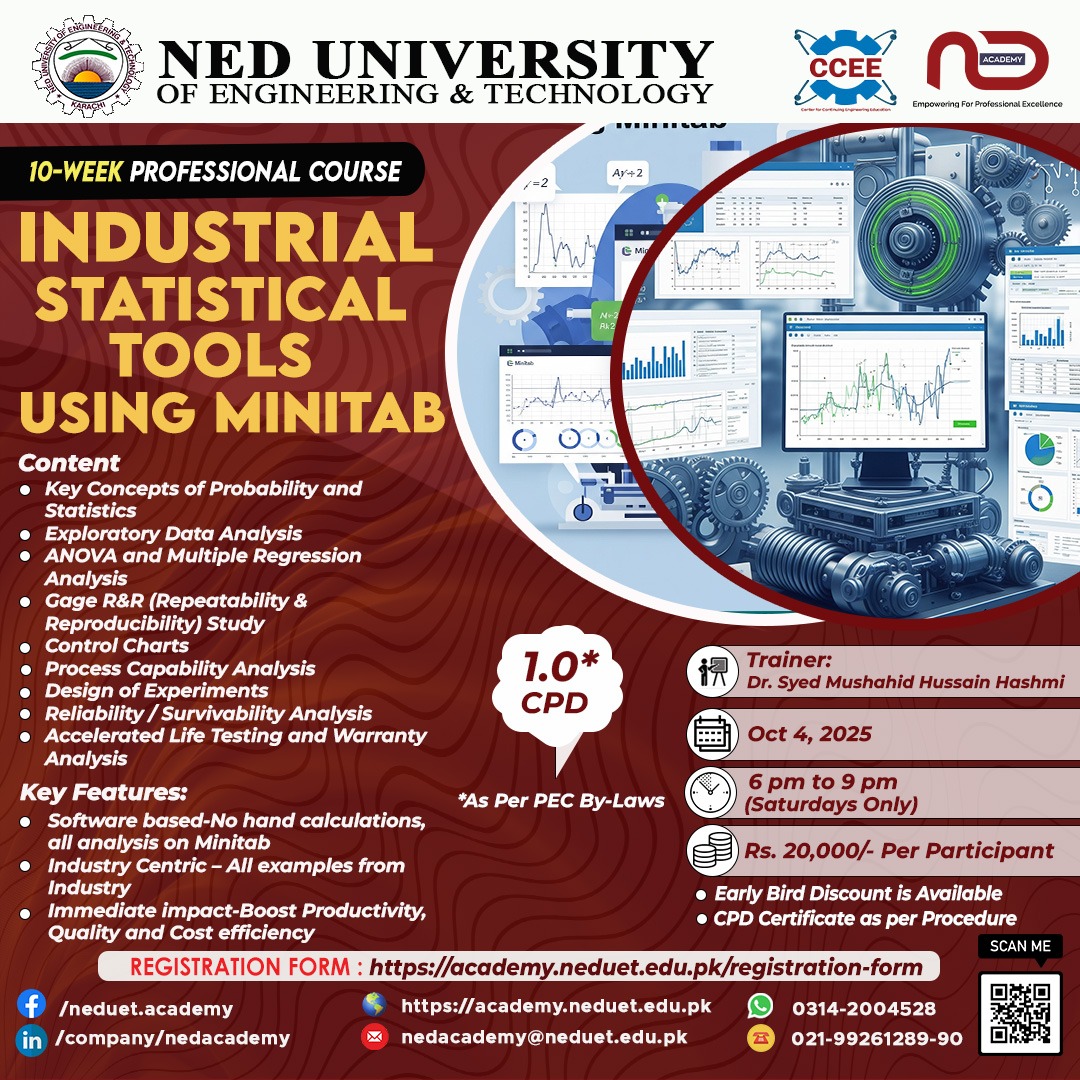 Master Industrial Statistics with Minitab! 10-Week Professional Course ...