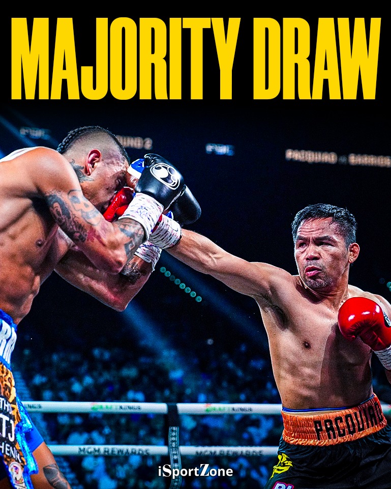 ISportZonetv - MANNY PACQUIAO VS. MARIO BARRIOS ENDS IN A MAJORITY DRAW ...