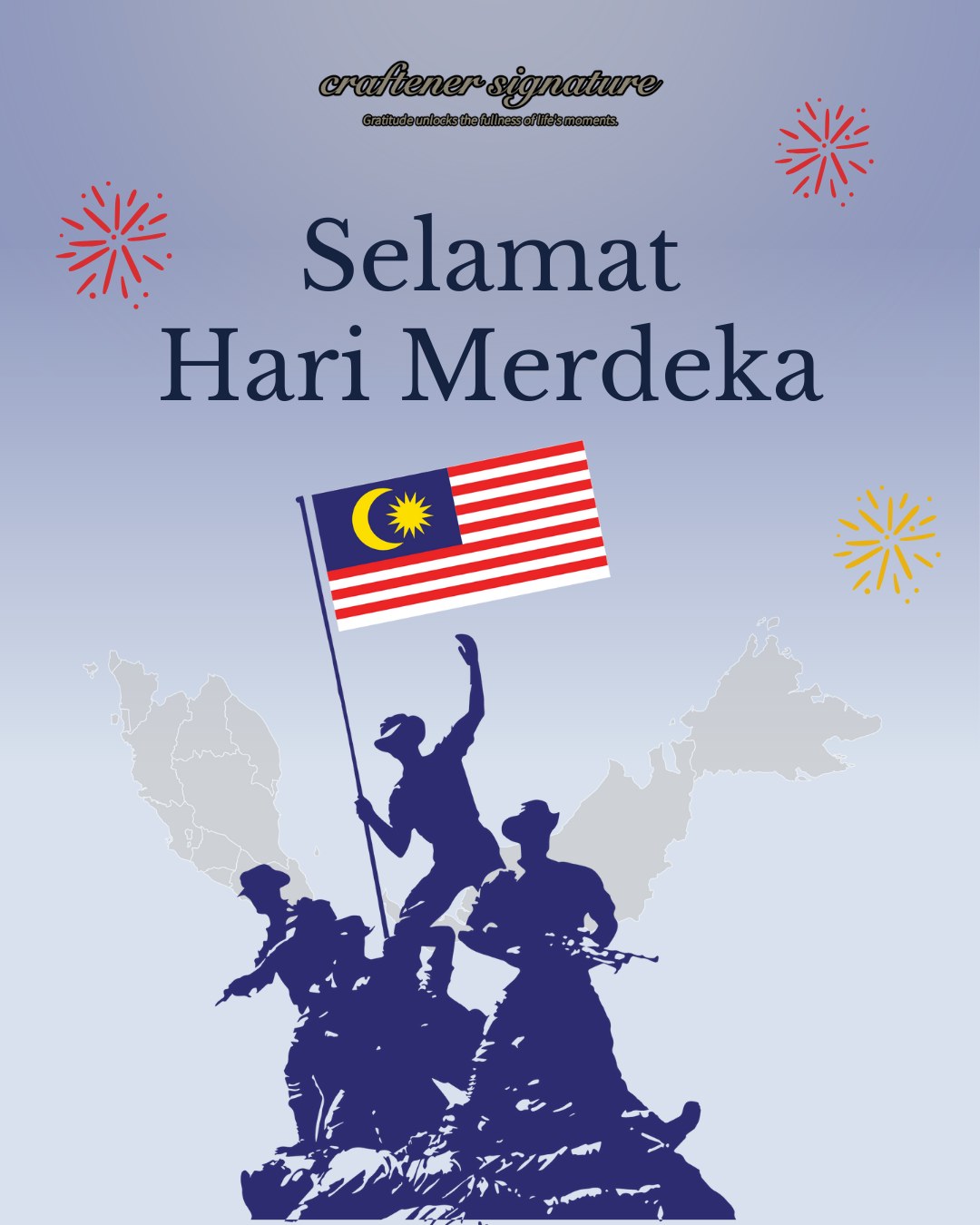 🇲🇾 Happy 68th Merdeka,... - Craftener Signature 花艺巧匠 | Facebook