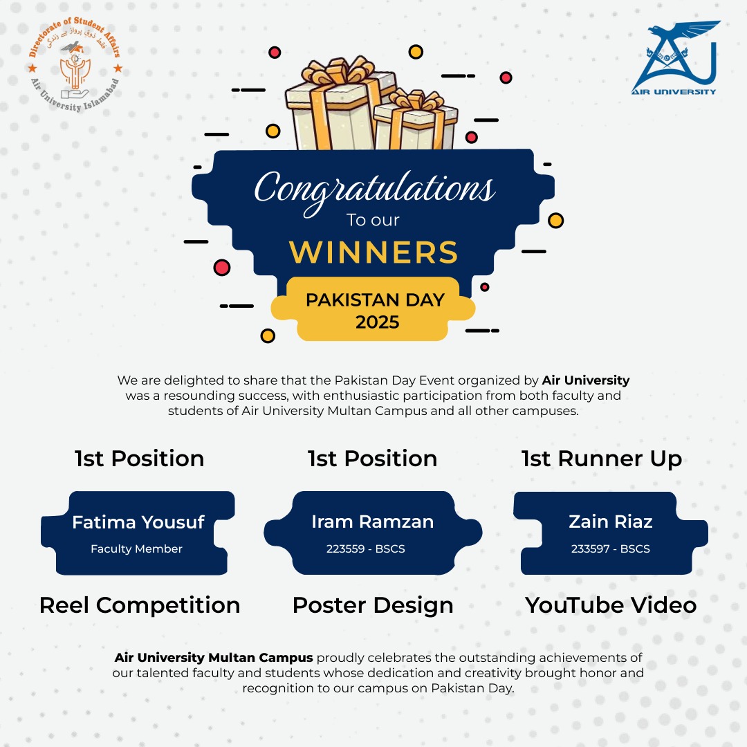 Air University Multan... - Air University Multan Campus
