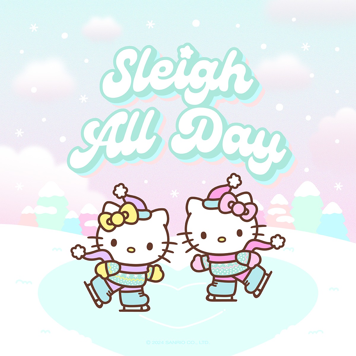 Hello Kitty - Slay today! ⛸️ #mondaymotivation
