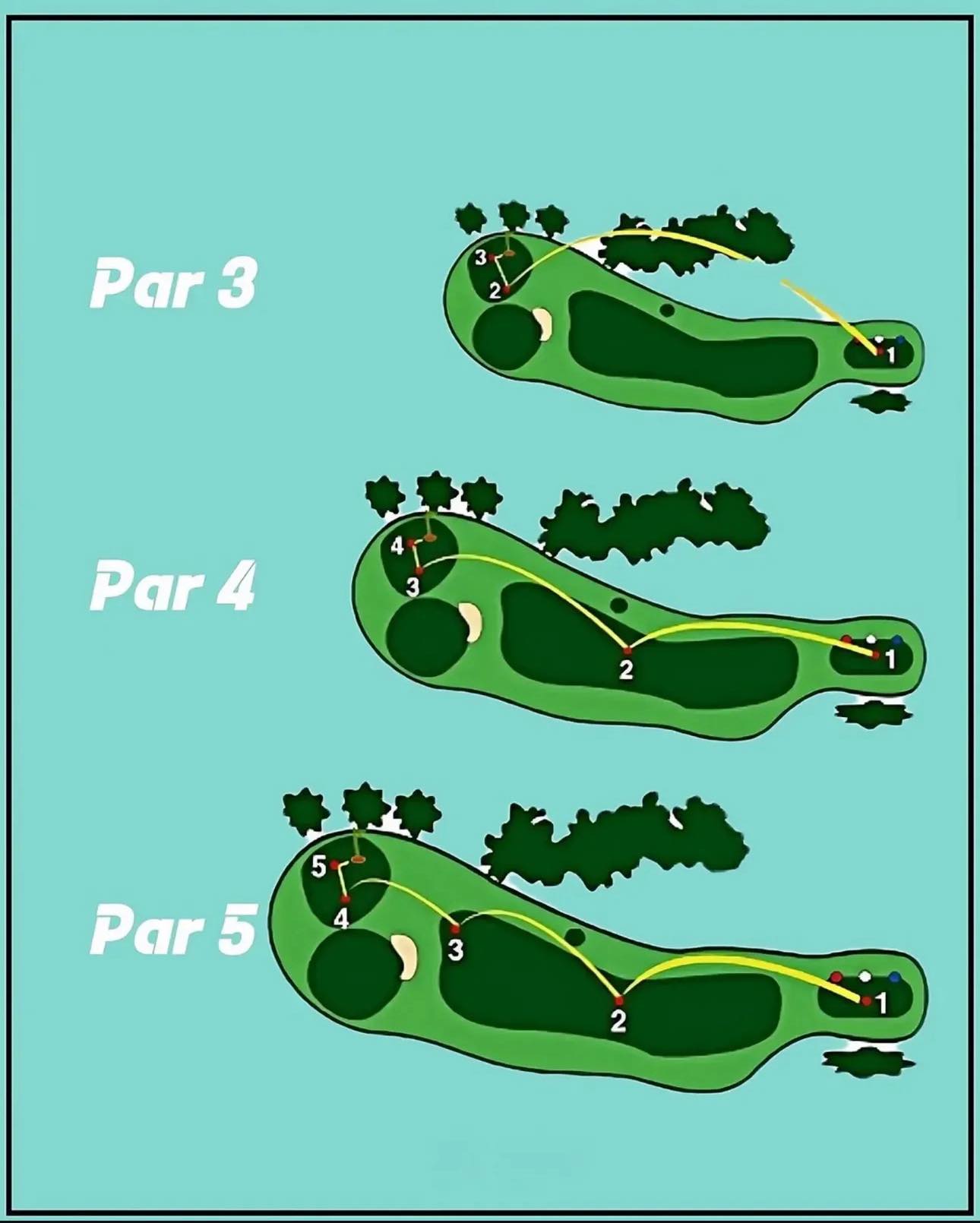 Cure - Number of Shots by Par 🏌️‍♂️🔥 Follow Cure My Swing for golf tips ...