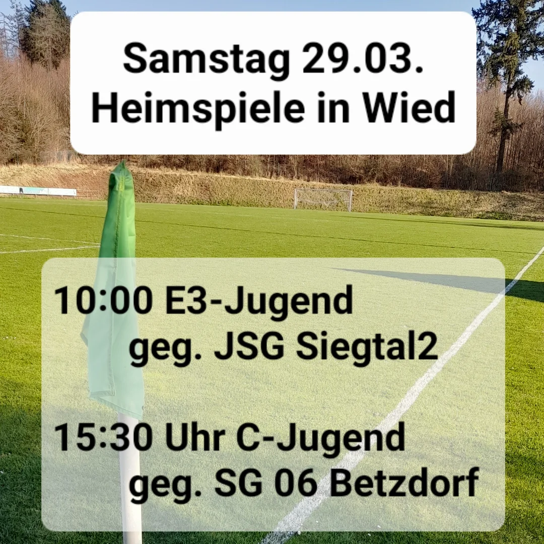 TuS - ⚽️ Kommt vorbei und unterstützt unsere Jugendmannschaften bei den ...