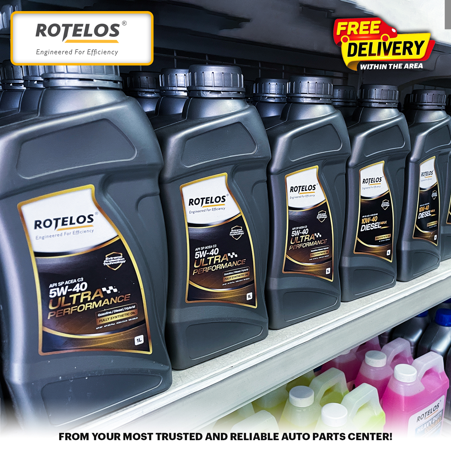TGC - 🔥 ROTELOS 5W-40 Ultra Performance – Japan Technology for Maximum ...