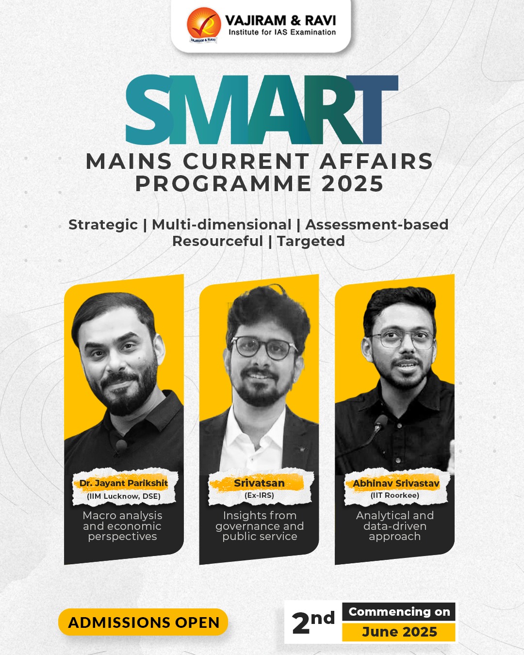 Vajiram - Sharpen your edge for UPSC Mains 2025 with the SMART Current ...