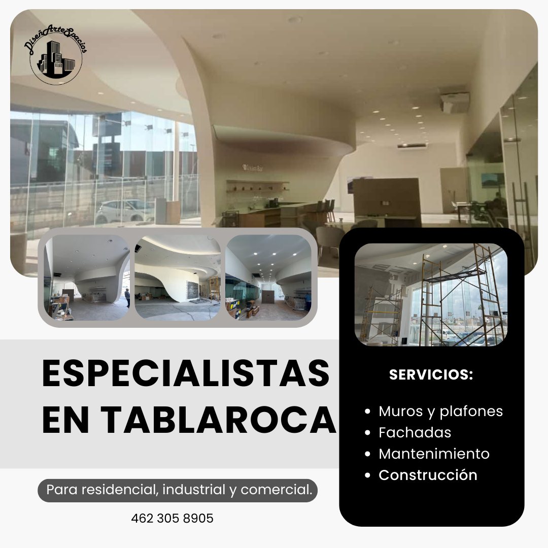 Muros - Renueva tus espacios con muros y plafones de tablaroca, ideales ...