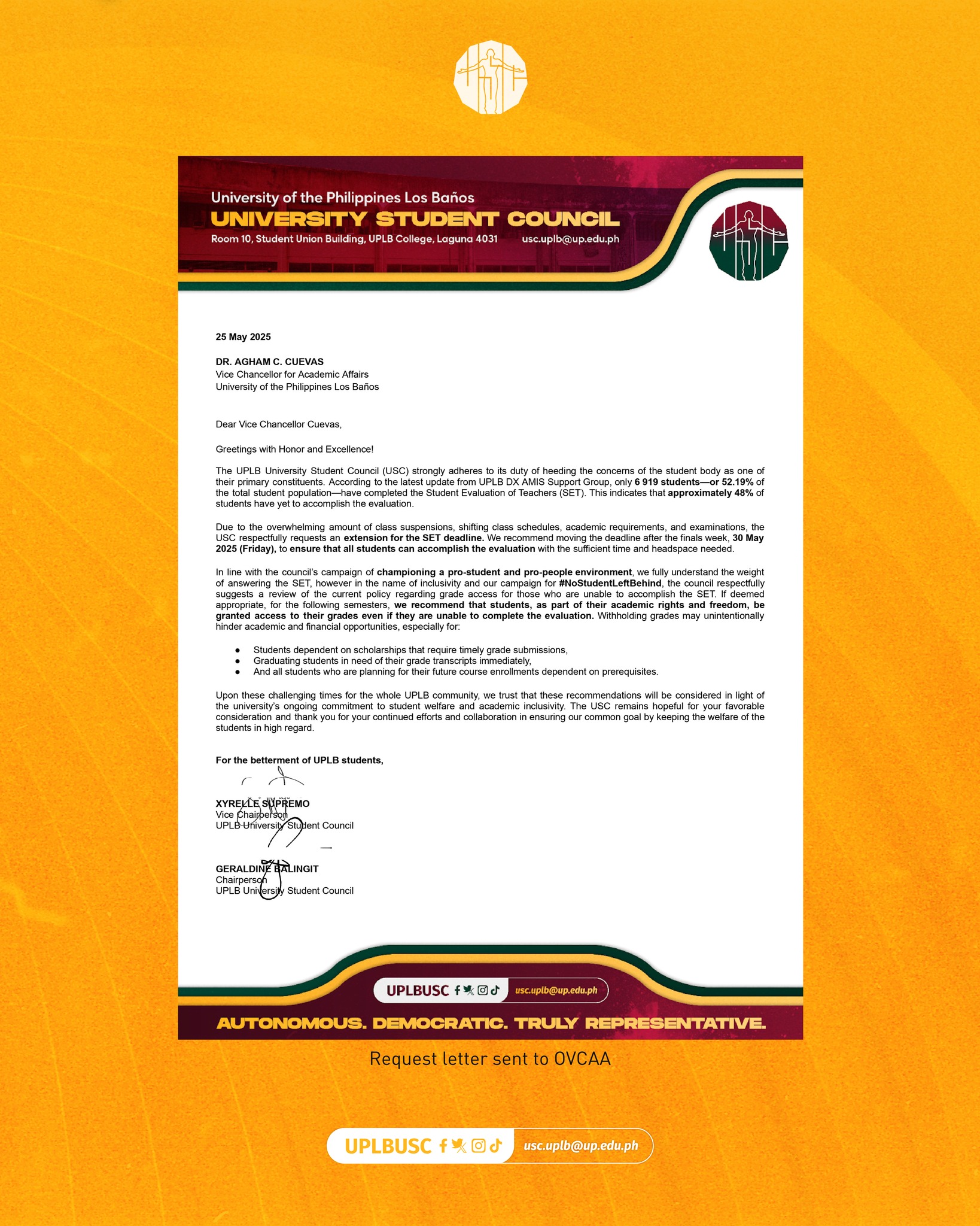 UPLB University Student... - UPLB University Student Council