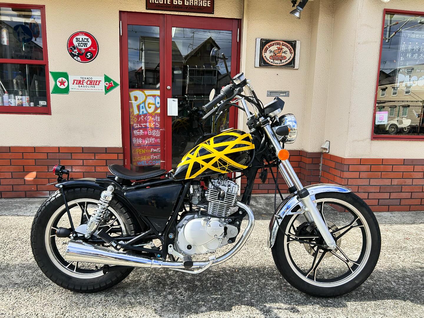 スズキ GN125H チョッパーカスタム お客様の依頼で仕入れからカスタム 