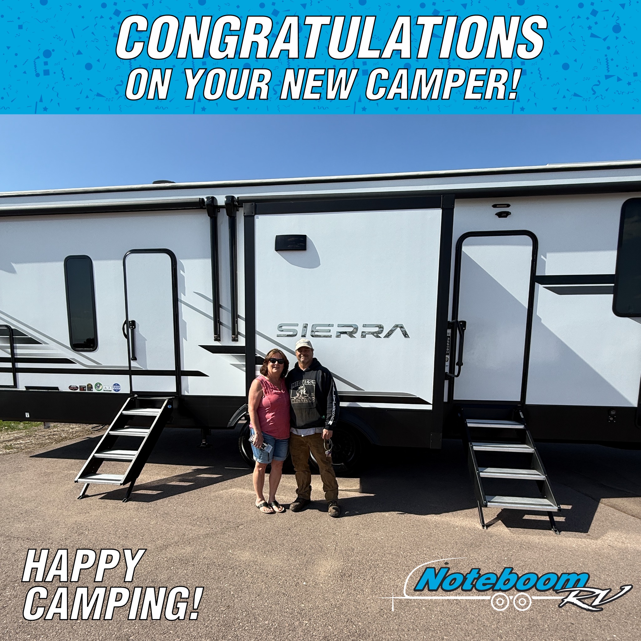 Noteboom RV - Congratulations to Craig & Vicky on your... | Facebook
