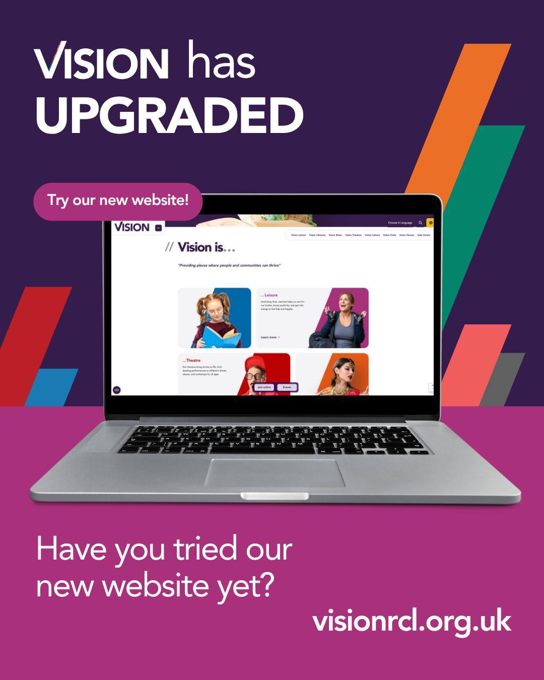 💻 Vision has... - Vision Redbridge Culture & Leisure | Facebook