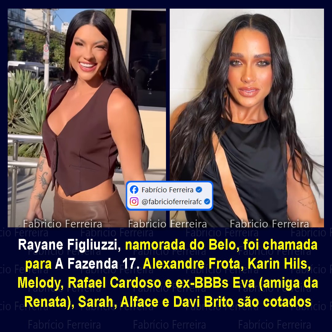 Rayane Figliuzzi, namorada do Bello,... - Fabrício Ferreira | Facebook