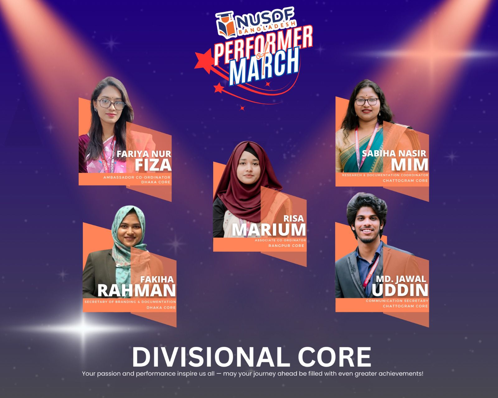 Congratulations to our Best Core Team... - NUSDF Bangladesh | Facebook