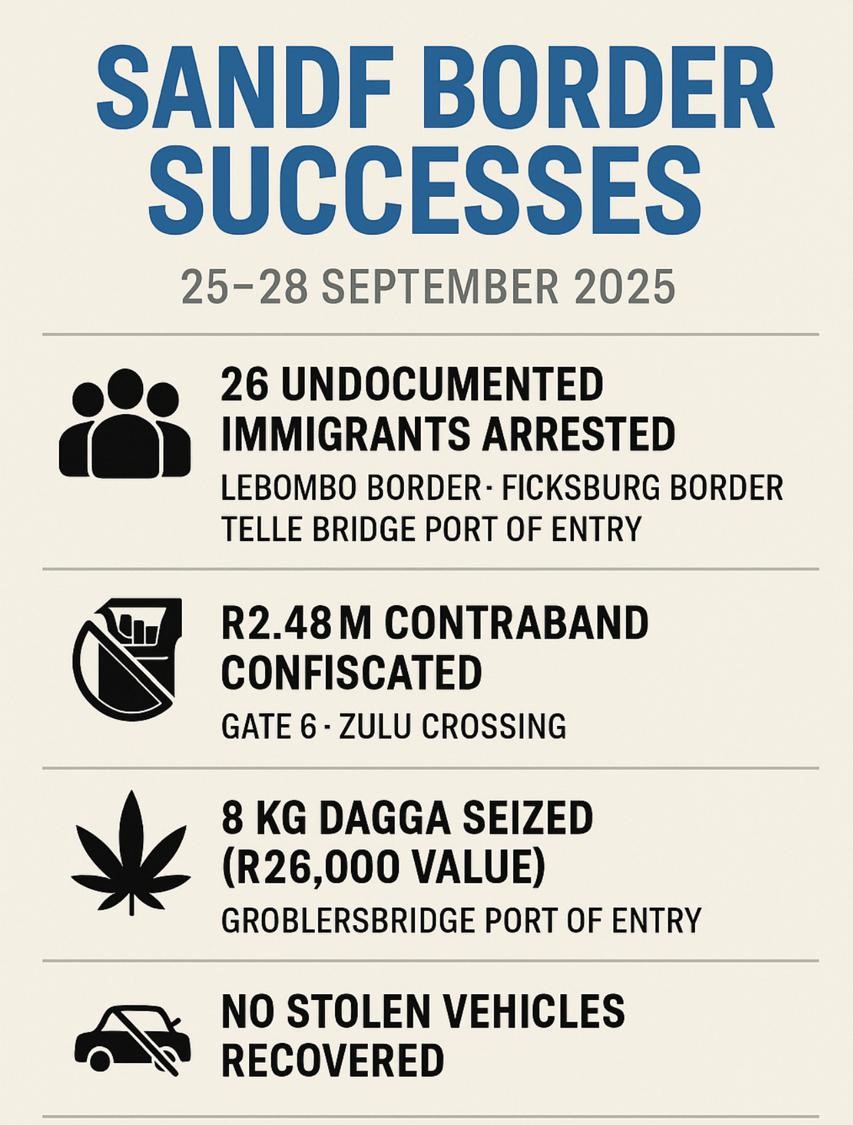 SA - SA National Defence Force Operational Success from 25 to 28 ...