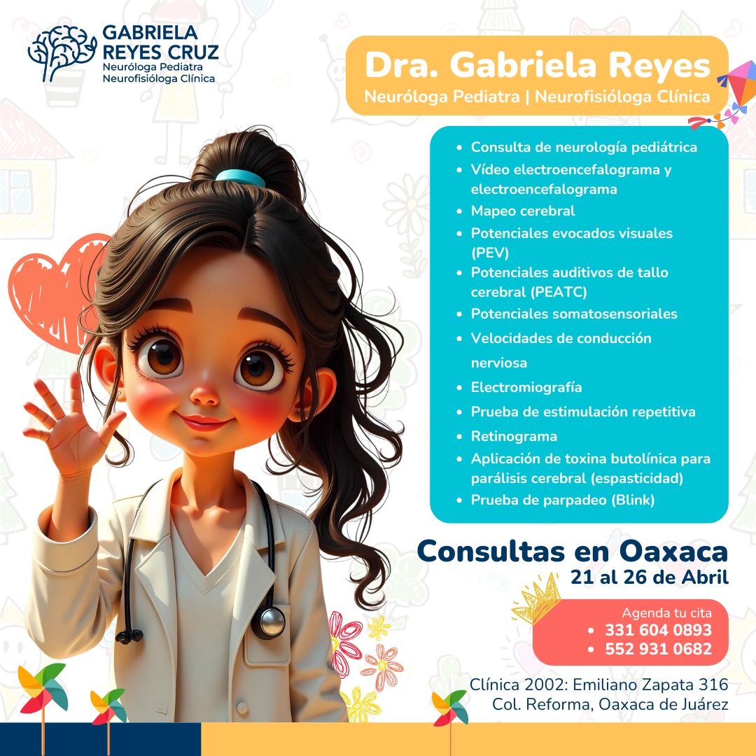 Dra. Gabriela Reyes Neuróloga Pediatra | Mexico City