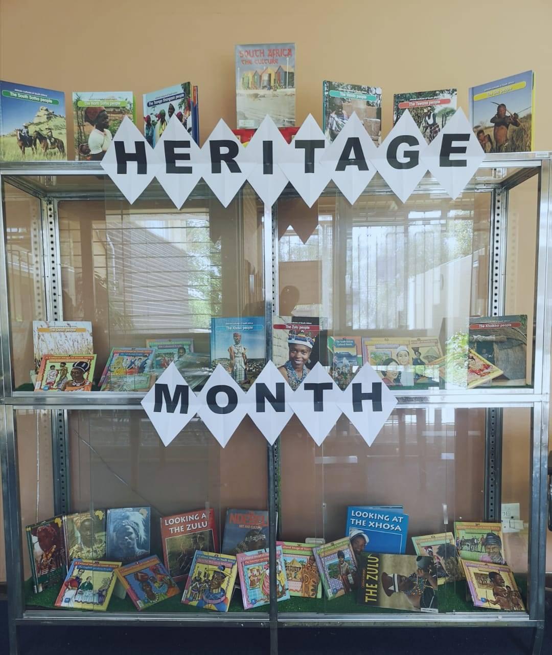 Bryanston Library Heritage Month Display - Joburg Libraries