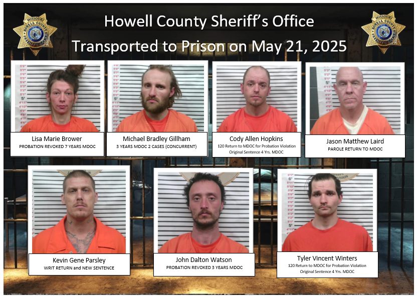 Howell - Howell County Sheriff’s Office Prison Transport On Wednesday ...
