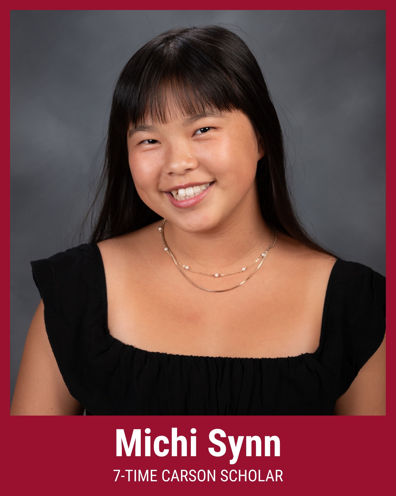 Carson - Meet Michi Synn, 7-time Carson Scholar and co-founder/CEO of ...