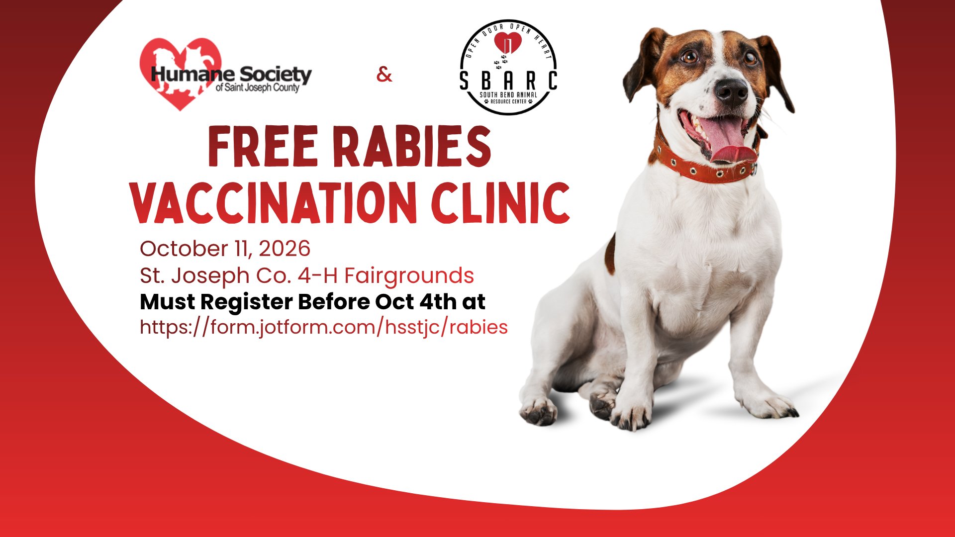 Free Drive-Thru Rabies Vaccination Clinic