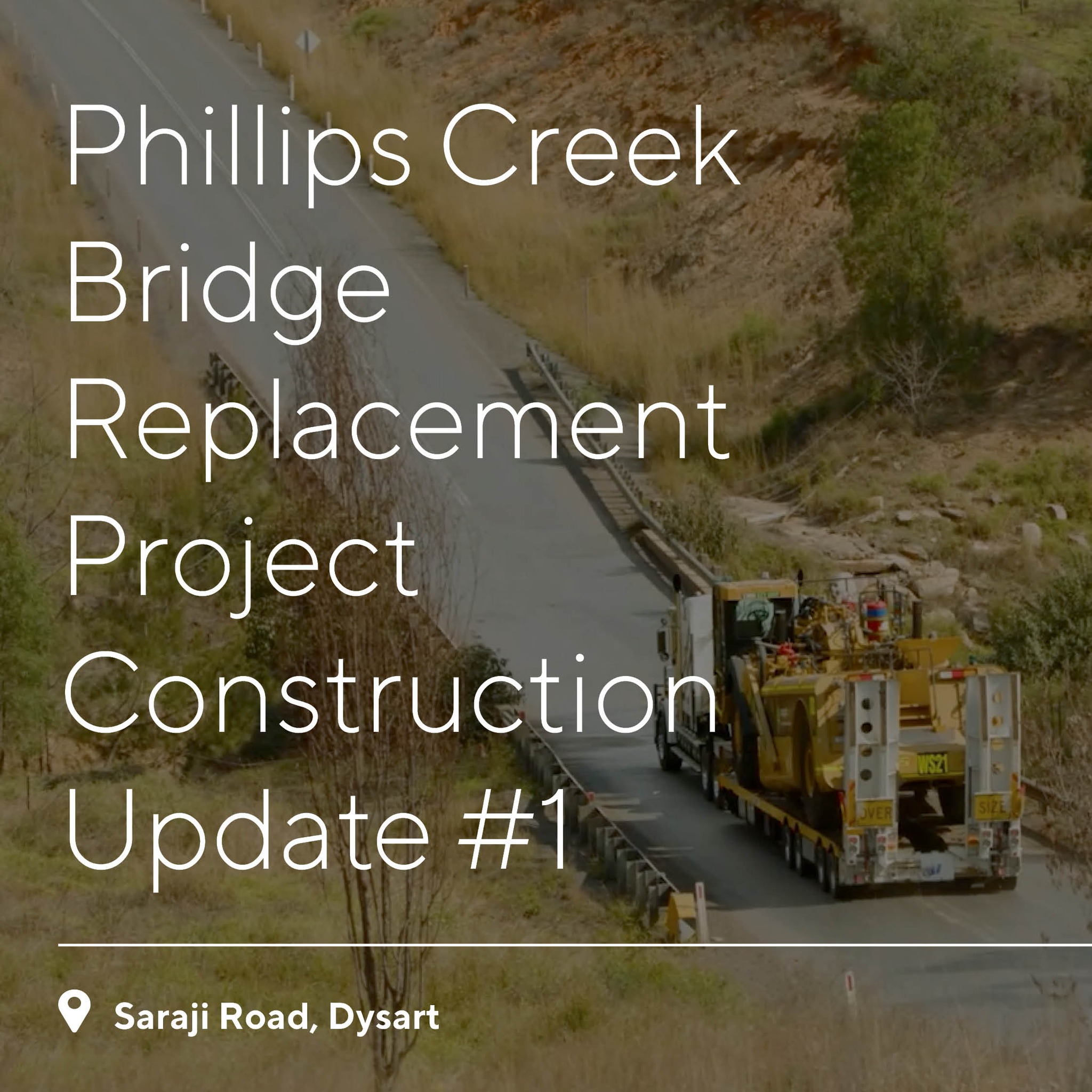Isaac - 🚧 Construction of the replacement of Phillips Creek Bridge on ...